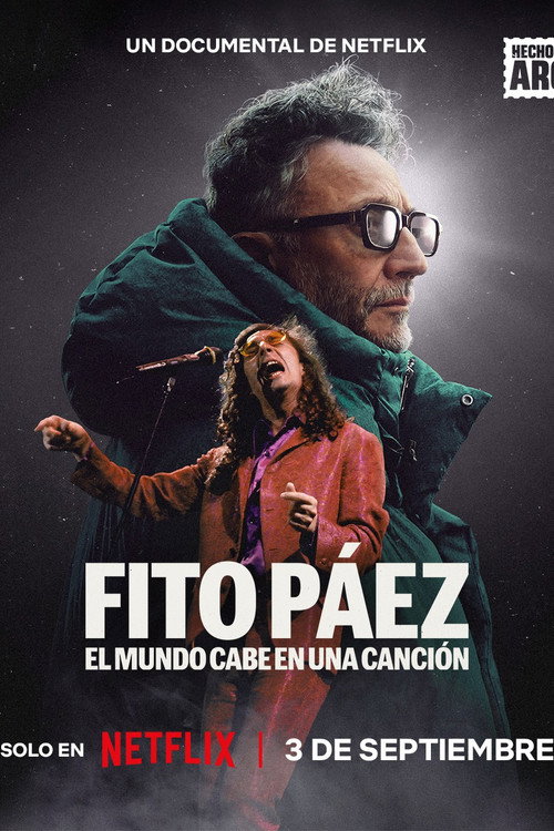 Um documentário que observa, escuta e interage com Fito Páez a partir de um lugar de profunda intimidade — pôster do filme para Assistir Fito Páez: El mundo cabe en una canción Online